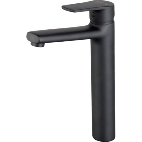 Essebagno Mitigeur lavabo haut Full Black noir mat