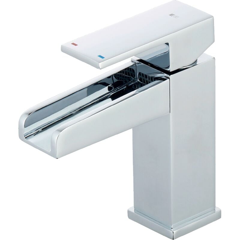 Essebagno - Mitigeur lavabo cascade bas Luzz chrome