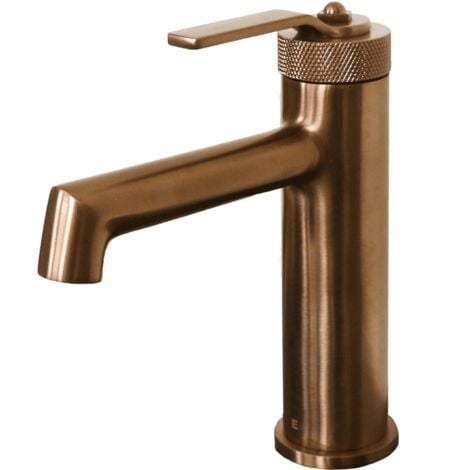 Essebagno Molette Miscelatore per lavabo basso in rame spazzolato