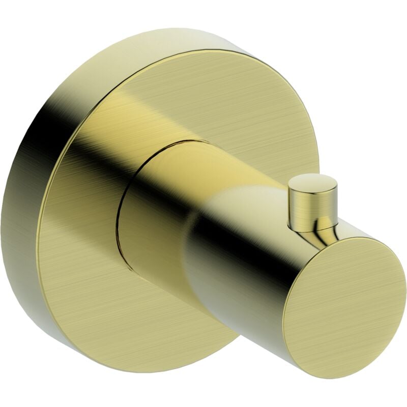 Essebagno - Patère crochet mural Luisa or brossé