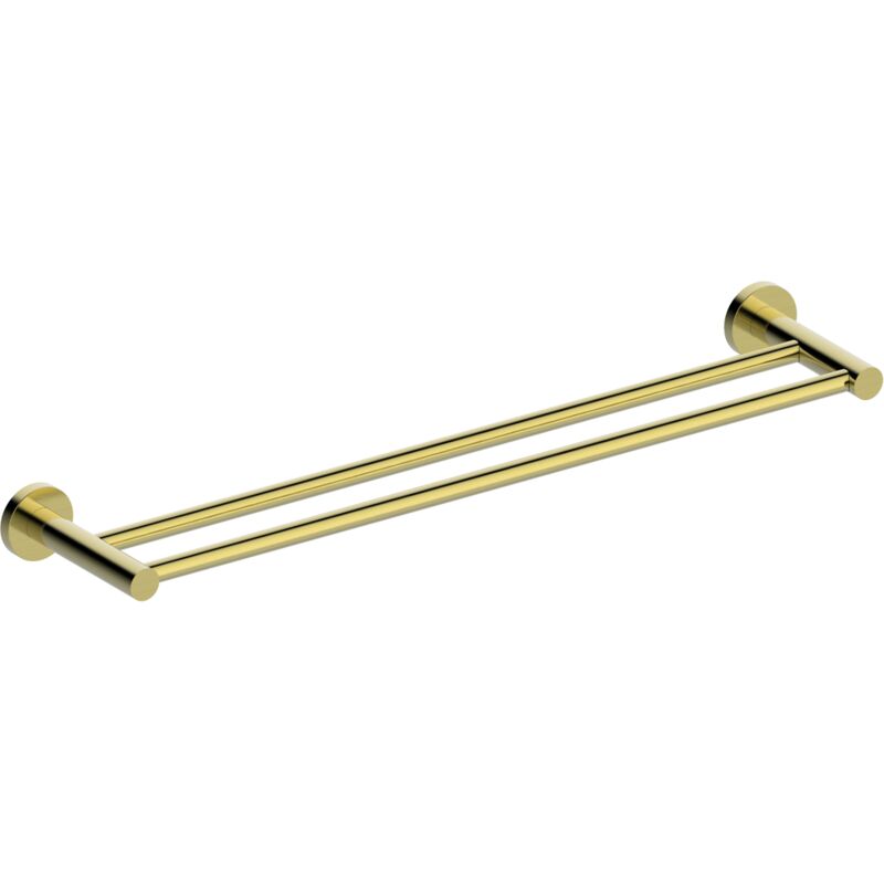 Essebagno - Porte serviettes 2 barres Luisa or brossé