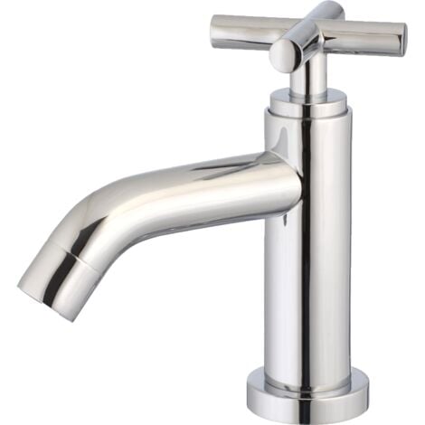 Essebagno Robinet lave-mains Croce eau froide chrome
