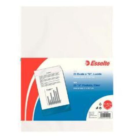 Esselte 395901000 busta Trasparente 25 pz