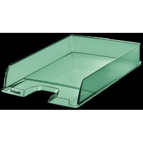 Esselte bandeja portadocumentos colour?ice apilable a4 verde transparente