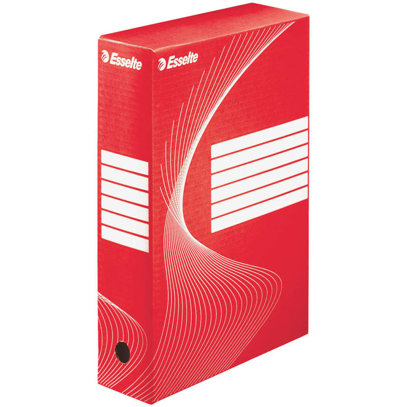 

Esselte Cajas Archivadoras 25 Unidades 80 mm Rojo - Rojo