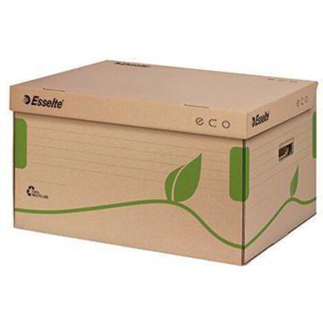 Esselte Eco boîte d'archivage en carton recyclé naturel