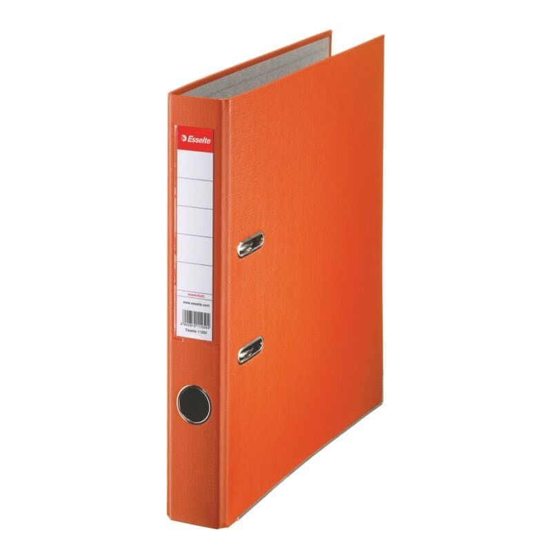 Esselte Essentials Lever Arch File A4 Pp 50MM Orange PK25 DD - Orange