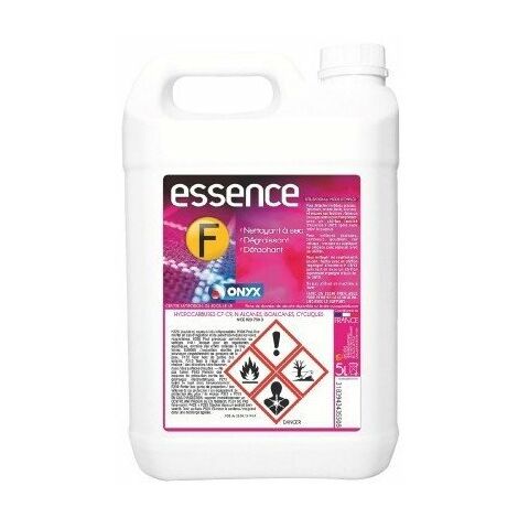 Essence minérale F nettoyant dégraissant 5L – Élimine taches d'encres et cambouis – Pour textiles naturels et surfaces métalliques – Ardea