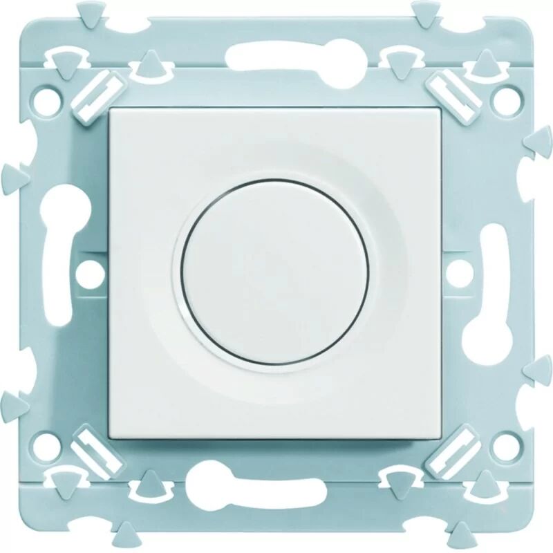 Hager - WE061 Essensya variateur poussoir pour lampes economiques