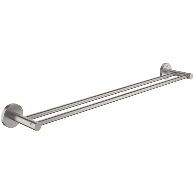 Grohe - Essentials - Double barre pour serviettes, supersteel 40802DC1
