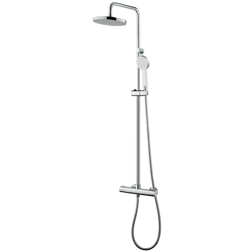 Wentworth Bathrooms - Essentials Round Thermostatic Shower - Chrome