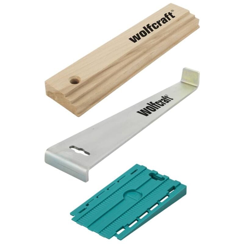 Wolfcraft - Essentials Tool Set for Laying Laminate and Designing Flooring