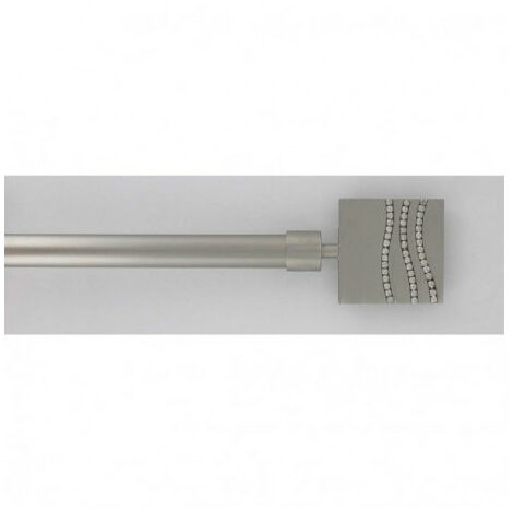 Essentiel Kit Tringle Embout Strassargent210a380cm - Essentiel