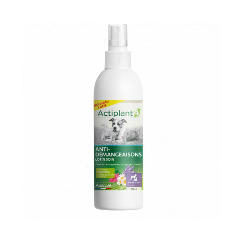 Agecom - Lotion anti démangeaison Essentiel chien et chat flacon 125 ml