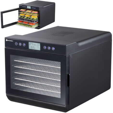 Essiccatoio per verdura, frutta, funghi, erbe aromatiche, pesce, 7 cesti 500 W 230 V - Hendi 229064
