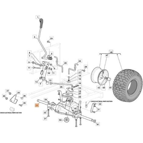 ESSIEU ARRIÈRE D'ORIGINE EMAK G118400910E4R