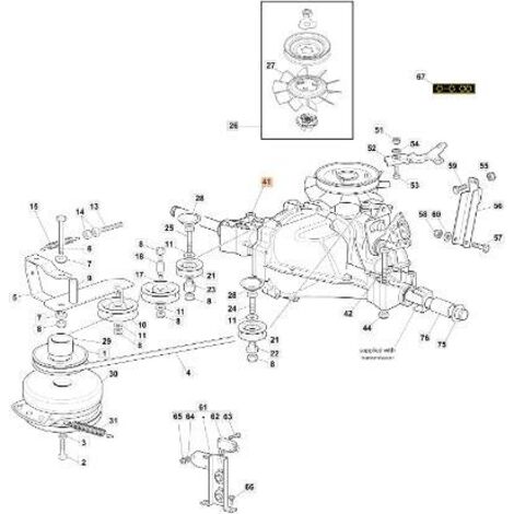 ESSIEU ARRIÈRE D'ORIGINE EMAK G118400960E0