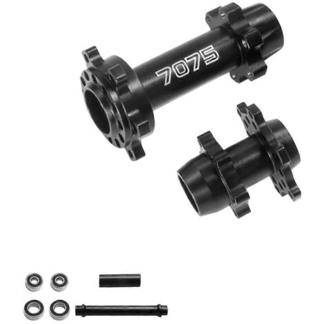 Essieu avant et arrière 7075 pour moto Promoto-MX 1/4, noir, référence 262012