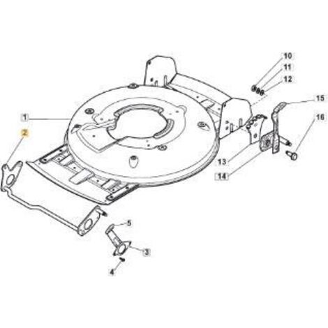 ESSIEU DE ROUE AVANT ZNB MC LAM. 50 ORIGINAL STIGA - 381002849/0
