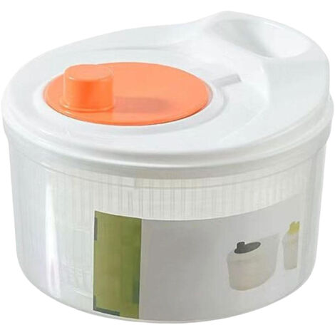 Essoreuse à Salade 3L Capacité XL - Lave-Légumes, Égouttoir et Séchoir avec Bol Passoire Intégré