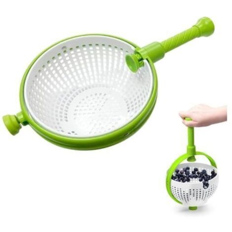 Essoreuse à salade - Non spécifié - Pliable - Blanc - Compatible lave-vaisselle - Compacte