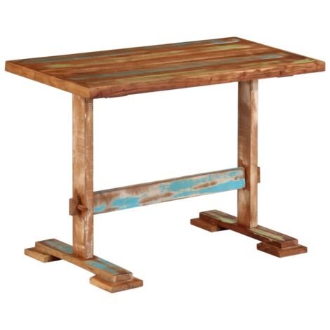 Esstisch 110x55x78 cm Altholz Massiv vidaXL