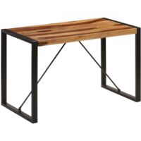 Esstisch 120 x 60 x 76 cm Massivholz Sheesham
