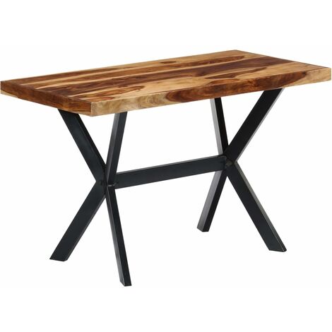 Esstisch 120x60x75 cm Massivholz Akazie vidaXL