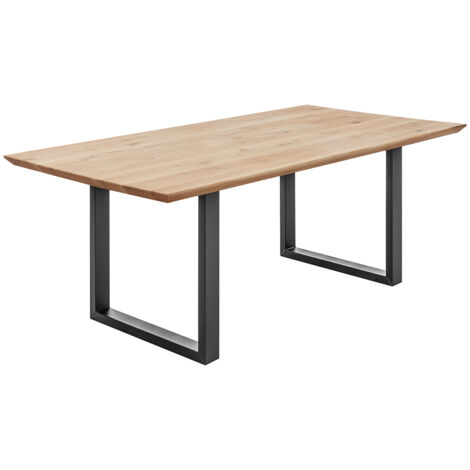 Esstisch 220x100cm, Eiche massiv geölt mit Schweizer Kante, NEWBURGH-119