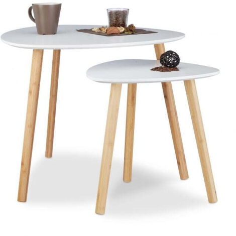 Esstisch 2er set im skandinavischen design 8830