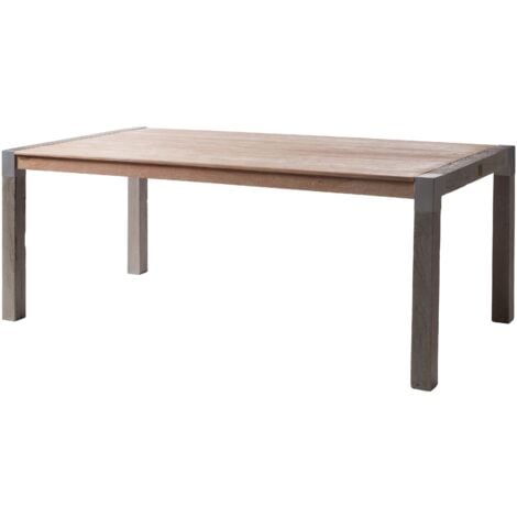 Esstisch Akazie 240x100x76 beige lackiert Amsterdam 117