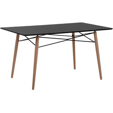 Esstisch BIONDI Schwarz 140 cm 80 cm