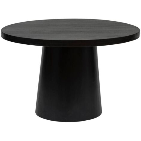Esstisch Boki Mangoholz - schwarz - D.120 cm