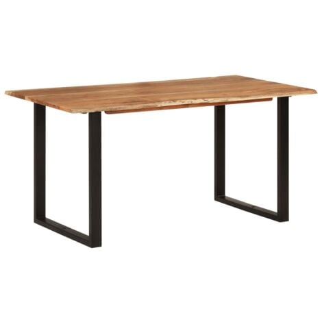 Esstisch Esszimmertisch - Küchentisch 160x80x76 cm Massivholz Akazie BV986463 - BonneVie