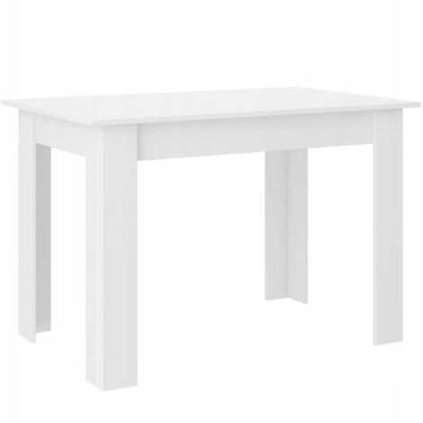 Esstisch für 4 Personen Weiß, 120 x 80 x 75 cm - Modern A-3