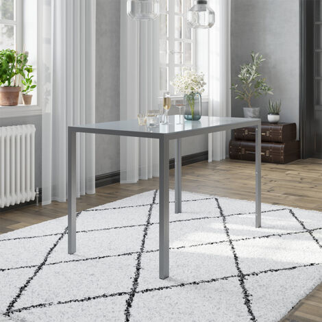 Esstisch Grand, Grau, 120 x 75 cm, Vicco