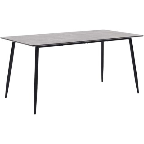 Esstisch Grau 160×80×75 cm MDF vidaXL