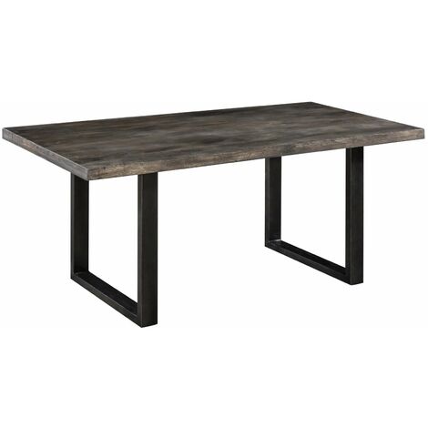 Esstisch Mango 200x100x76 grau lackiert RAILWAY 206