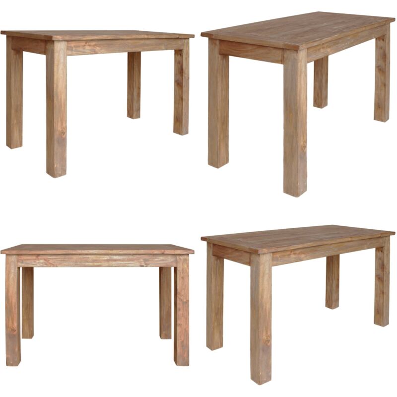Esstisch Massives Mahagoniholz 120x60x77 Cm - Mahagoni Esstisch - Holz Esstisch - Antik Esstisch - Vintage Esstisch - Rustikal Esstisch - Home & Living 