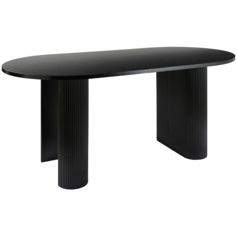 Esstisch Olova schwarz 180x90x76cm - Atmosphera créateur d'intérieur