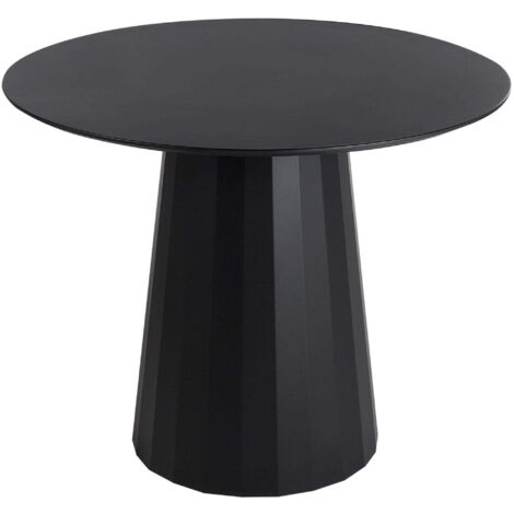 Esstisch PLATO Schwarz 100 cm 100 cm Metall