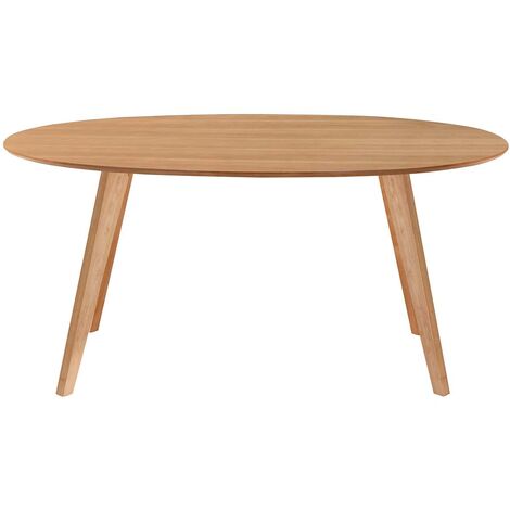Esstisch skandinavisches Design oval Eiche L160 MARIK