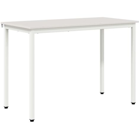 Esstisch Weiß 110 x 55 x 75 cm Massives Kiefernholz vidaXL