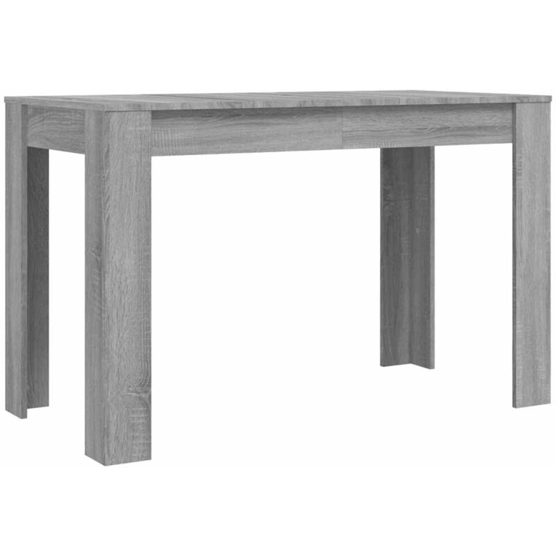 Esstisch Grau Sonoma 120x60x76 Cm Holzwerkstoff Vidaxl