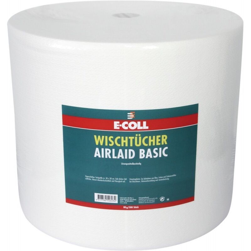 E-coll - Essui tout Basic airlaid 500 feuilles 30x38mm