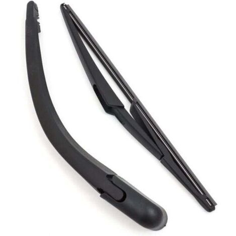 Essuie-glace arrière de rechange Balai Bras d'essuie-glace arrière + essuie-glace Raclette Set pour Peugeot 107, Citroën C1/Toyota Aygo