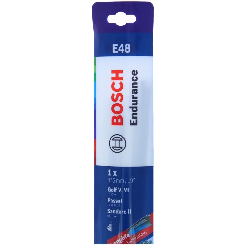 Bosch - Balai essuie glace Plat endurance E48