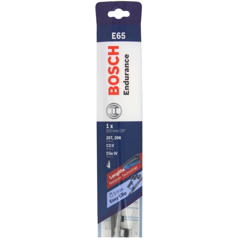 Bosch - Balai essuie glace Plat endurance E65