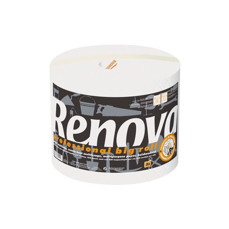 6 Essuie main Renova big roll 900feuilles Renova