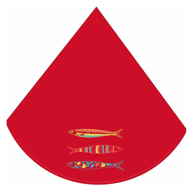 Eponge (0) 60cm Sardines Rouge - ACCESS DECO